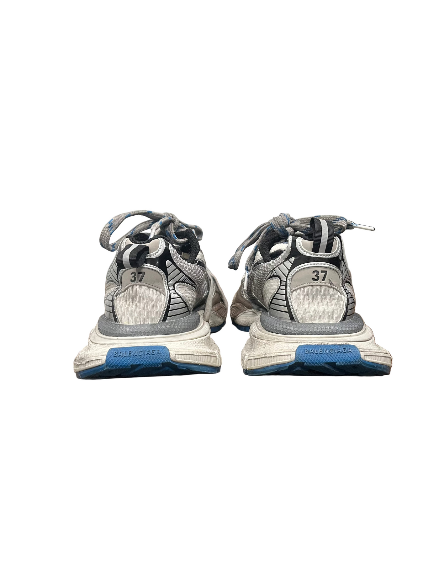 Balenciaga 3XL Sneakers Worn Out Grey Blue