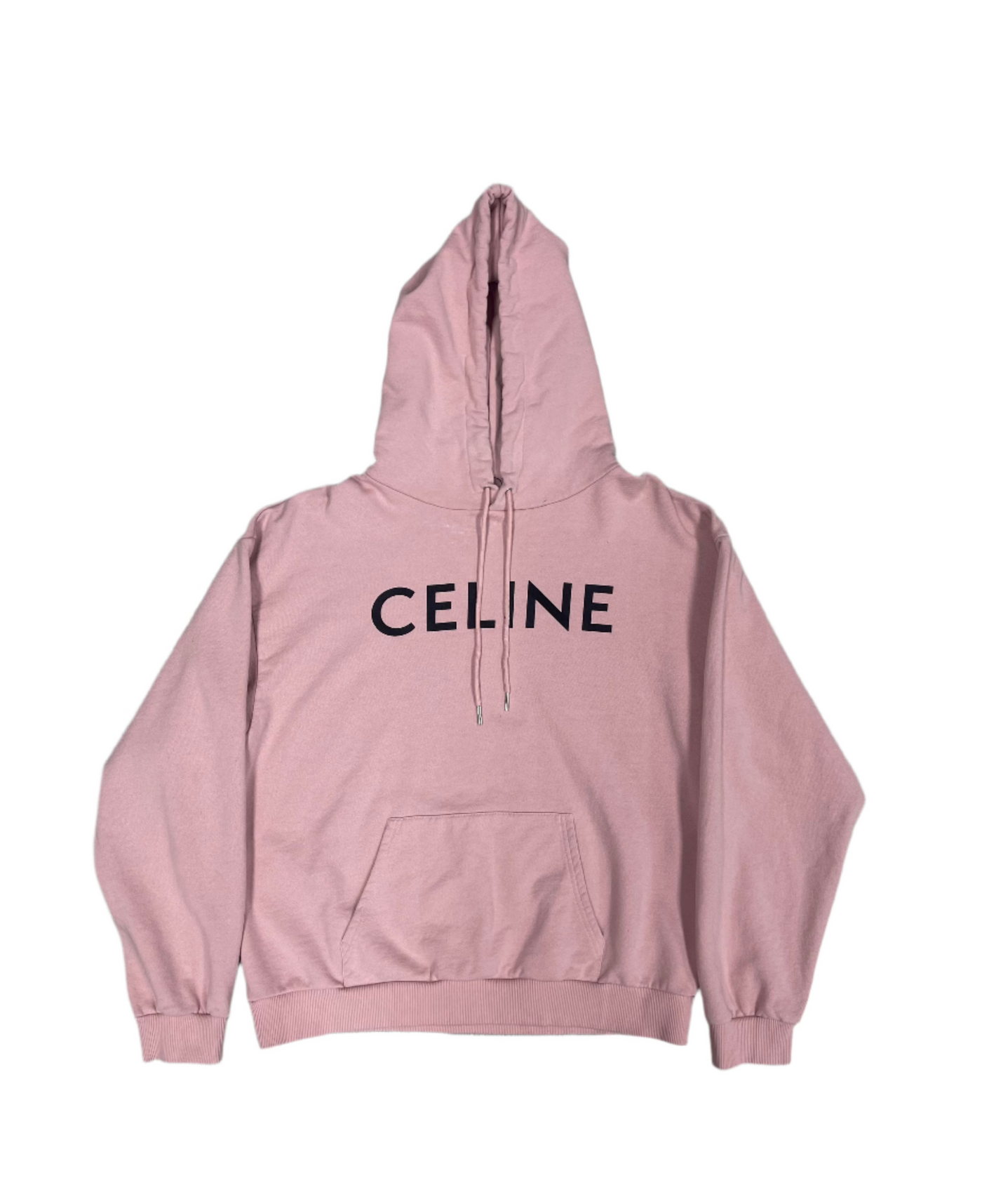 Celine Women's Pink Logo Hoodie