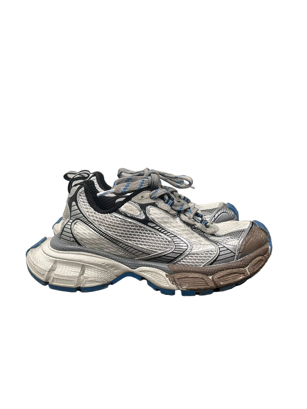 Balenciaga 3XL Sneakers Worn Out Grey Blue