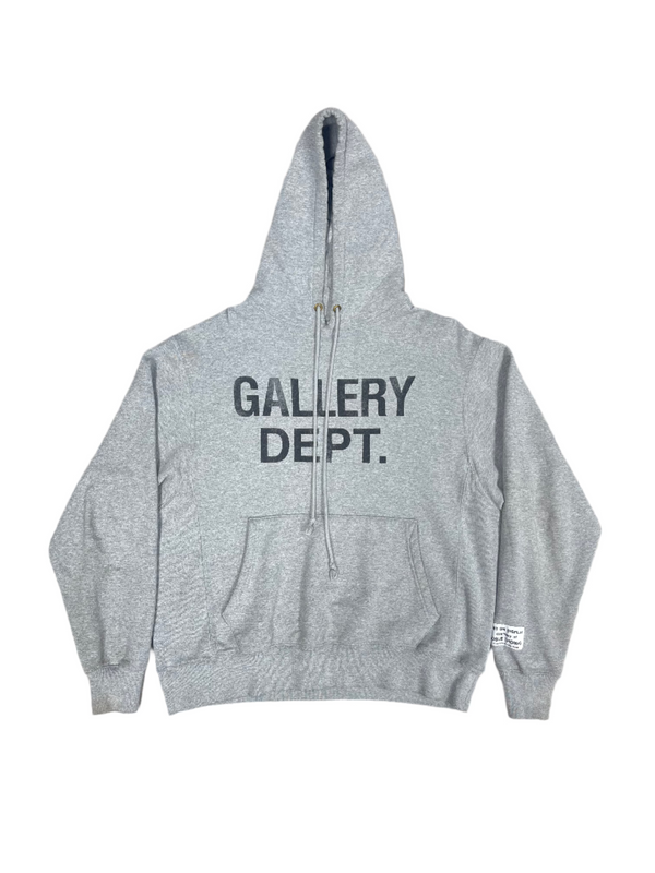 Gallery Dept. GD Center Logo Grey Hoodie