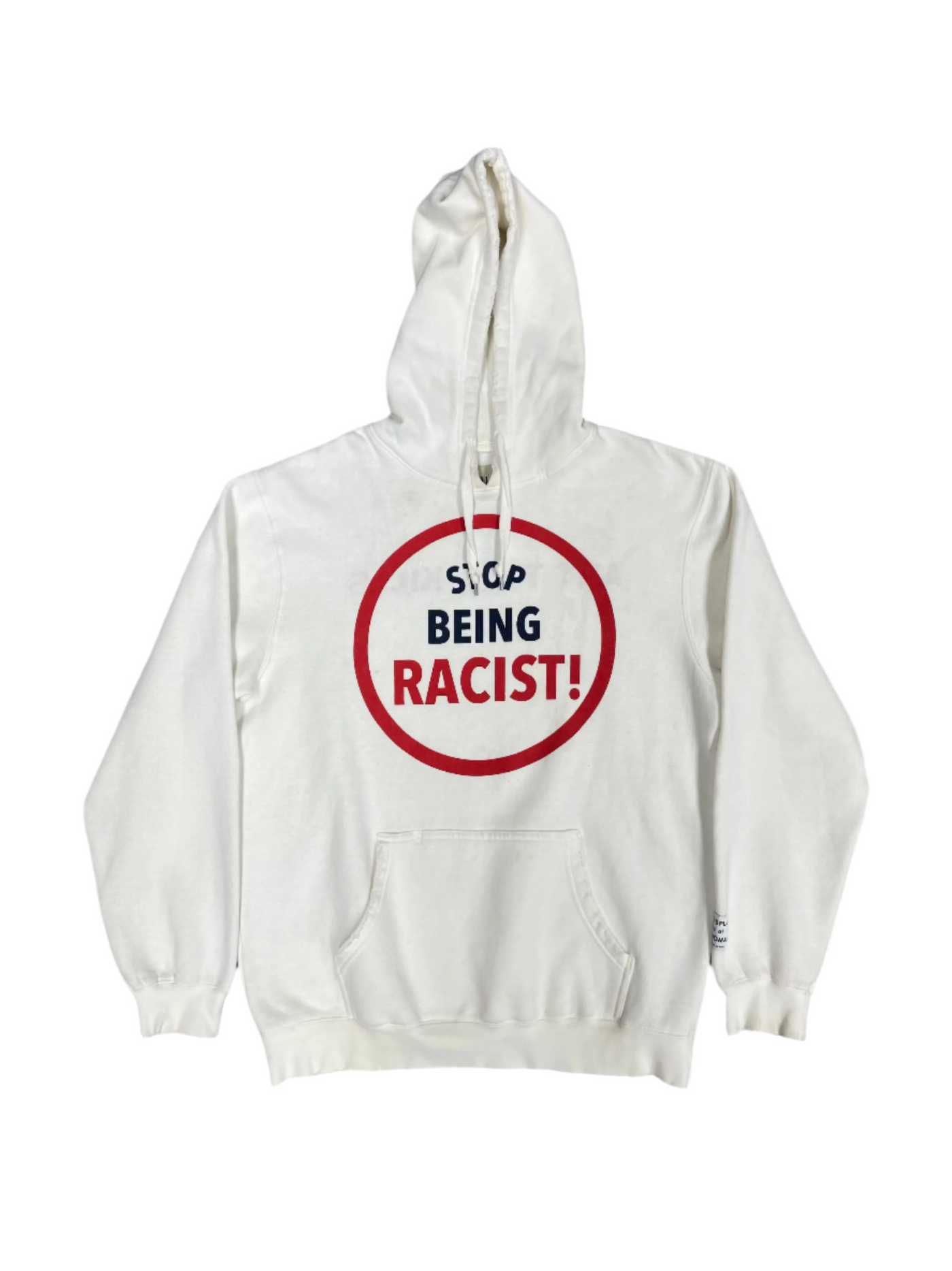 Gallery Dept. Stop Being Racist Reversible ATK White Hoodie