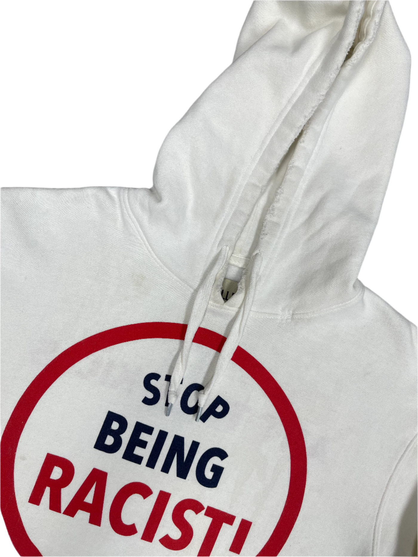 Gallery Dept. Stop Being Racist Reversible ATK White Hoodie