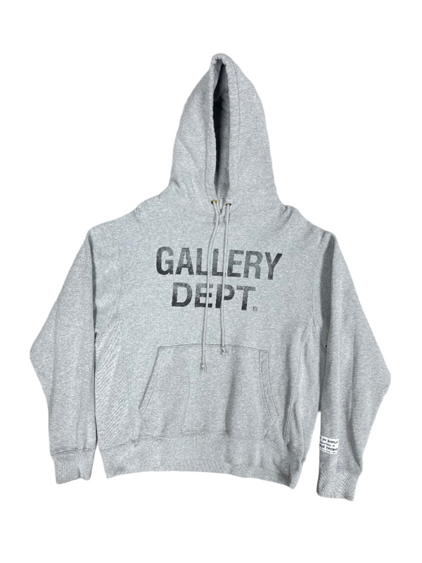 Gallery Dept. GD Center Logo Grey Hoodie