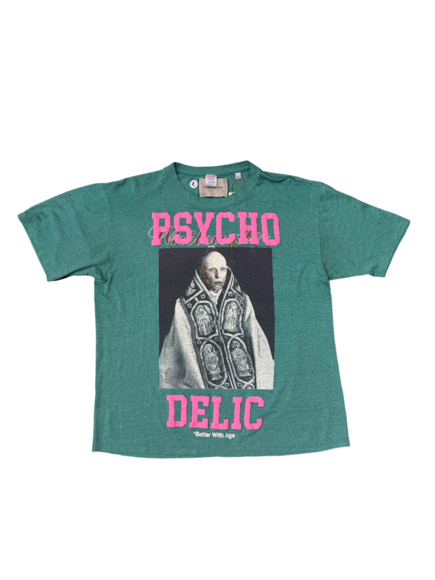 Better With Age x Designer x Vintage Psychedelic Tshirt Green