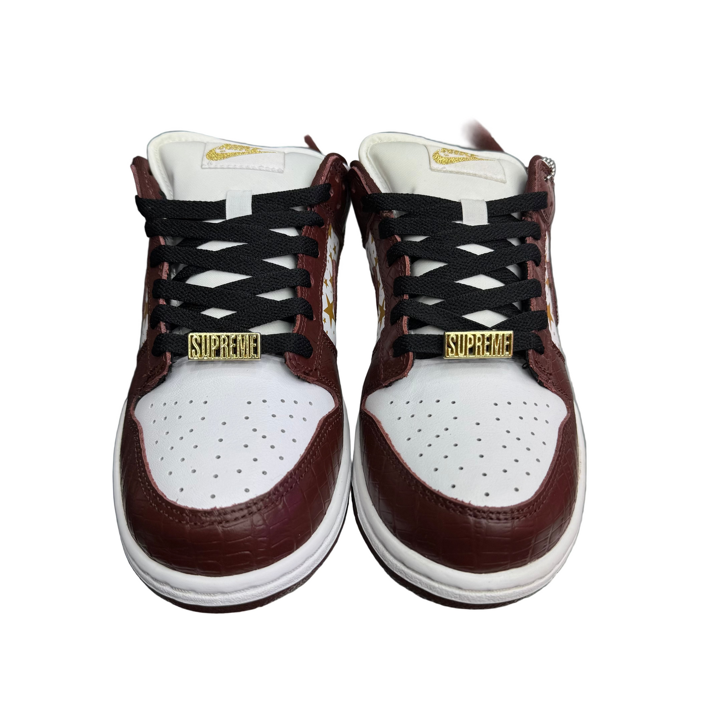 Nike SB Dunk Low x Supreme Stars Barkroot Brown