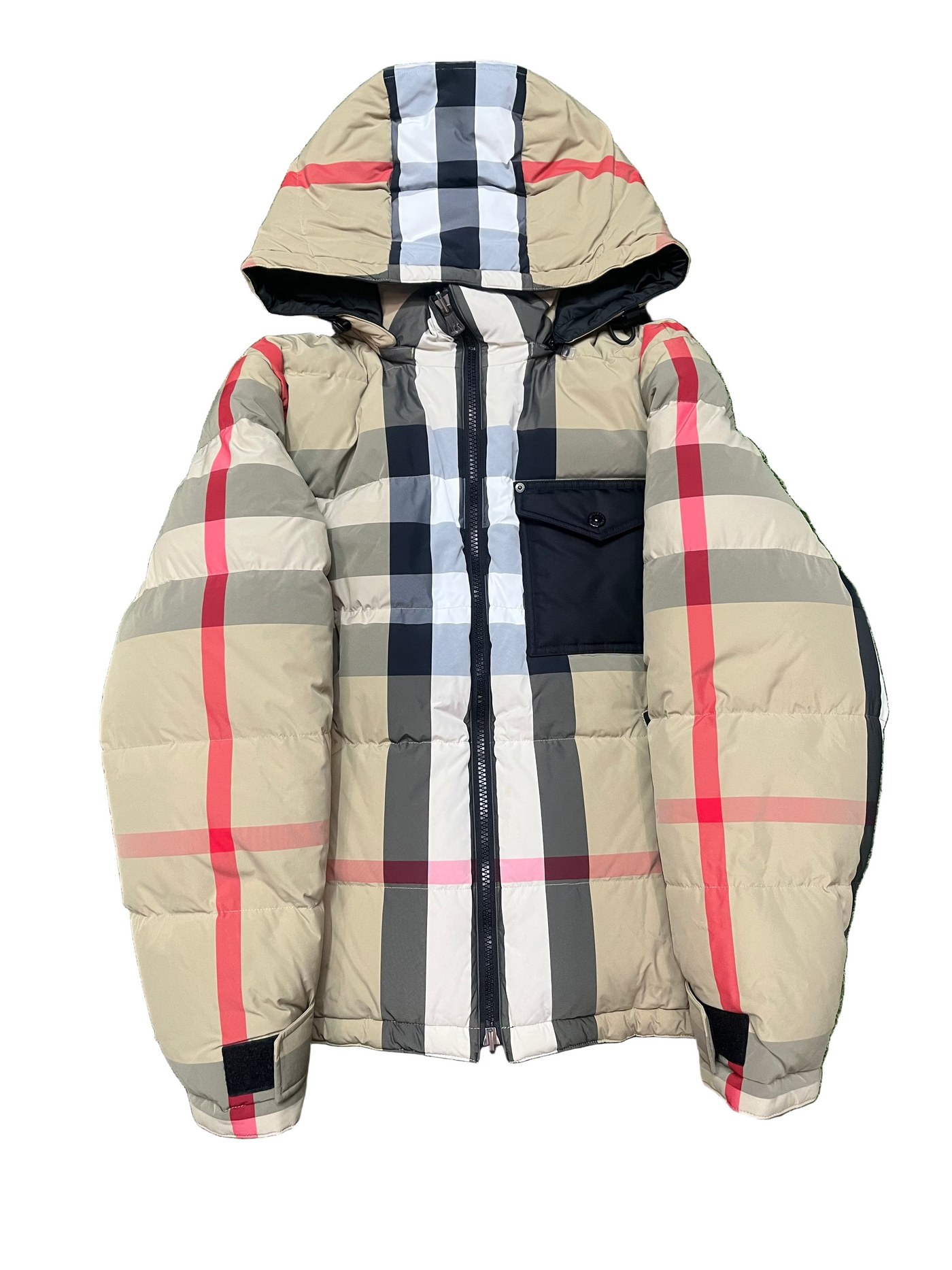 Burberry Rutland Reversible Check Puffer Jacket