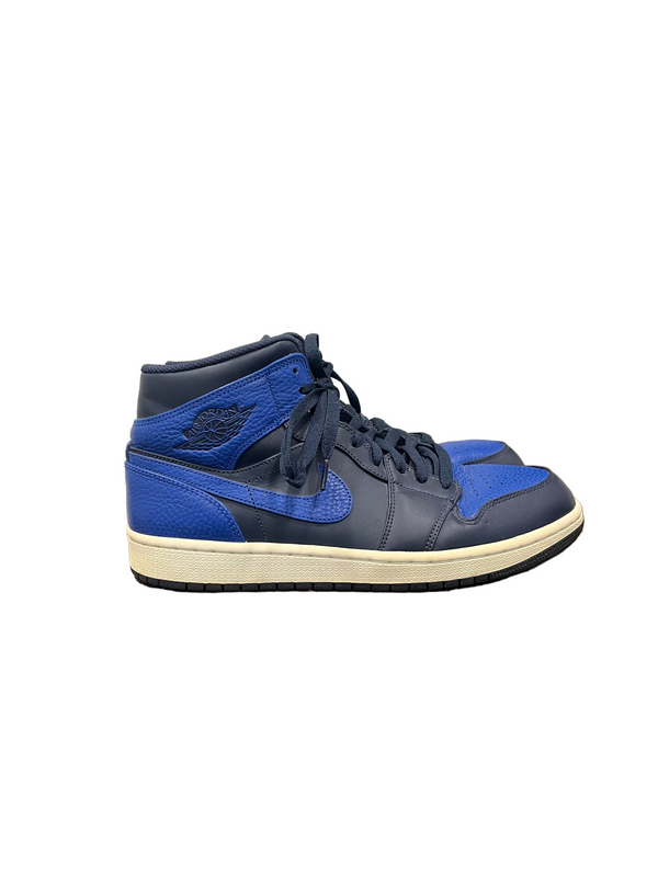 Nike Air Jordan 1 Mid Obsidian Game Royal