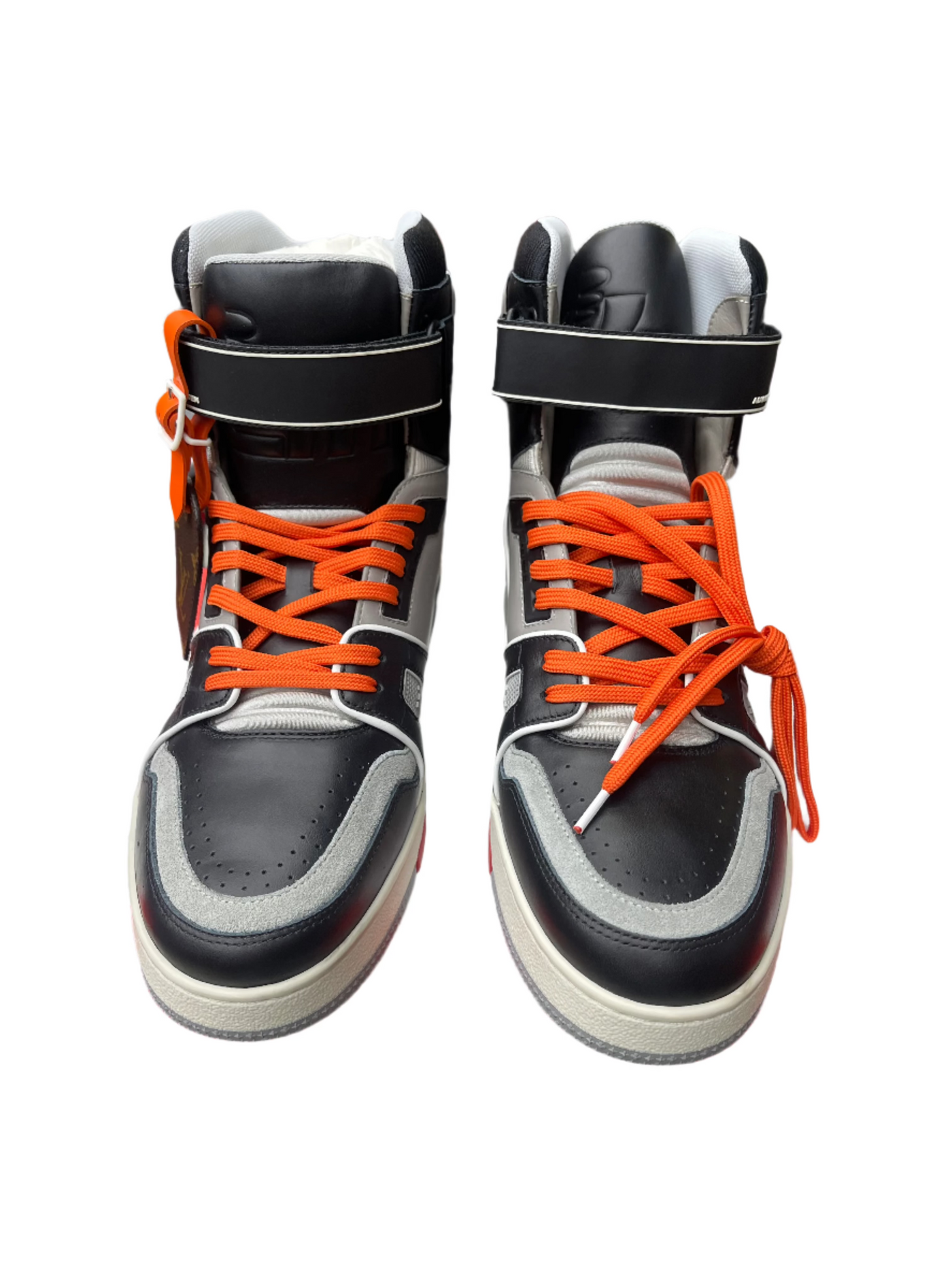 LV 408 Trainer Sneaker Boot High Black Grey