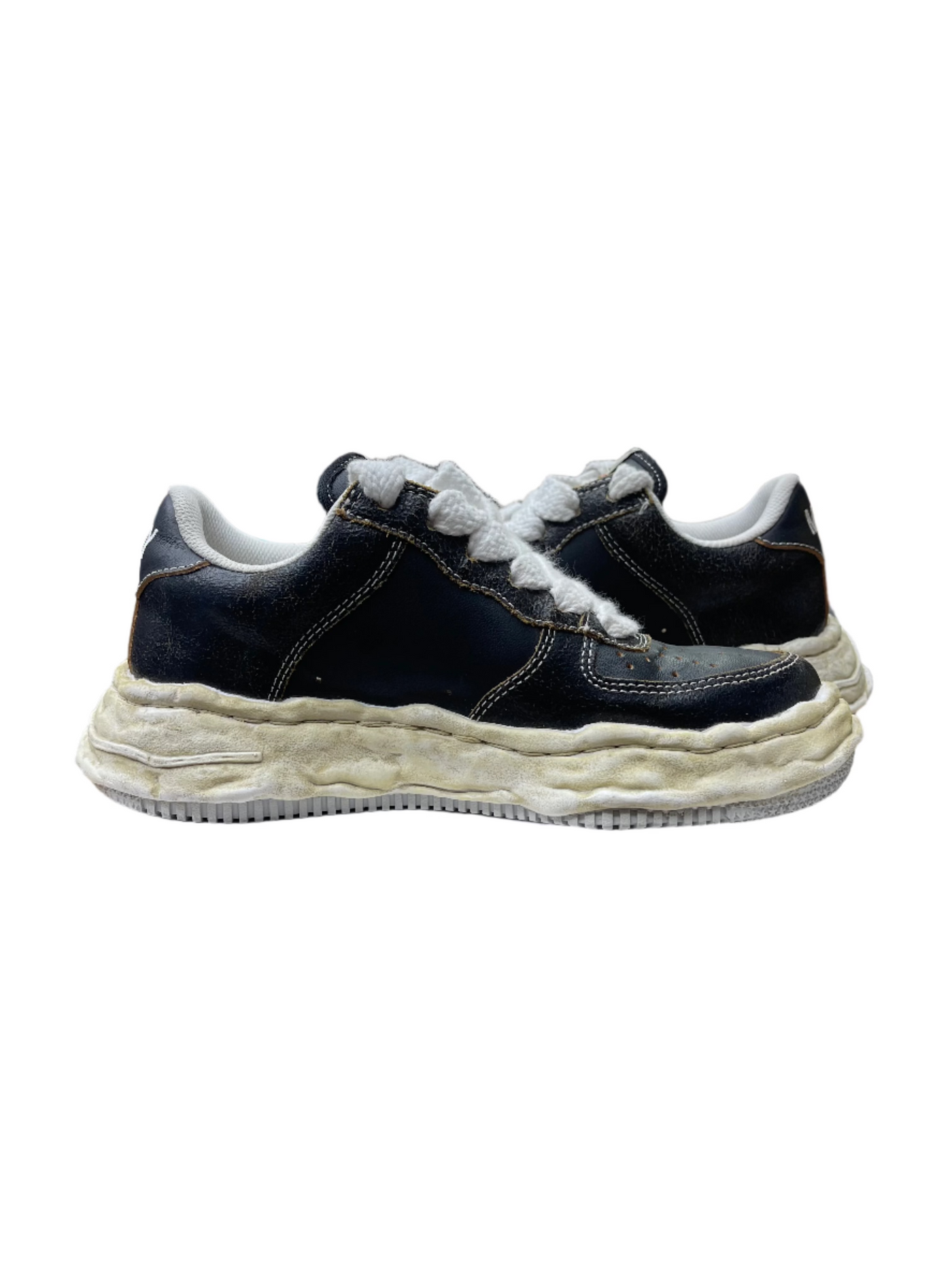 MMY Wayne Leather Low Top Brown