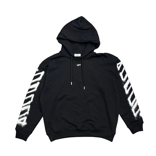Off-White Spray Can Arrow Skate Hoodie Black White