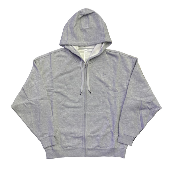 Alo Accolade Full-Zip Hoodie Athletic Heather Grey