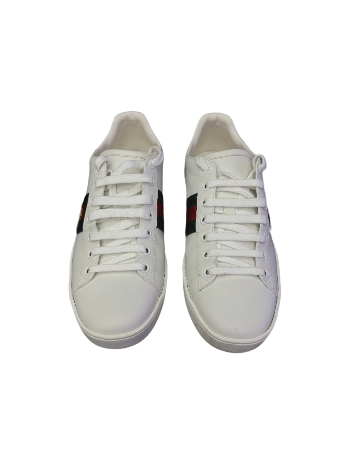 Gucci Ace Sneaker with Web White