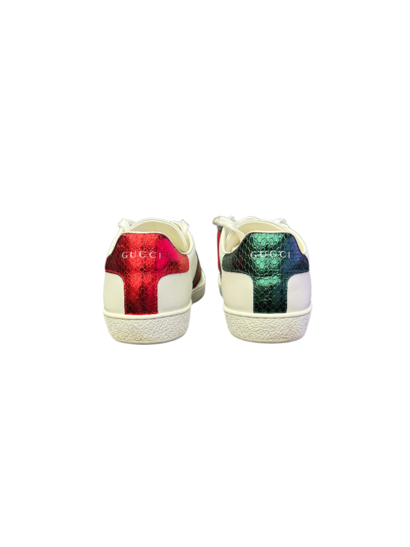 Gucci Ace Sneaker with Web White