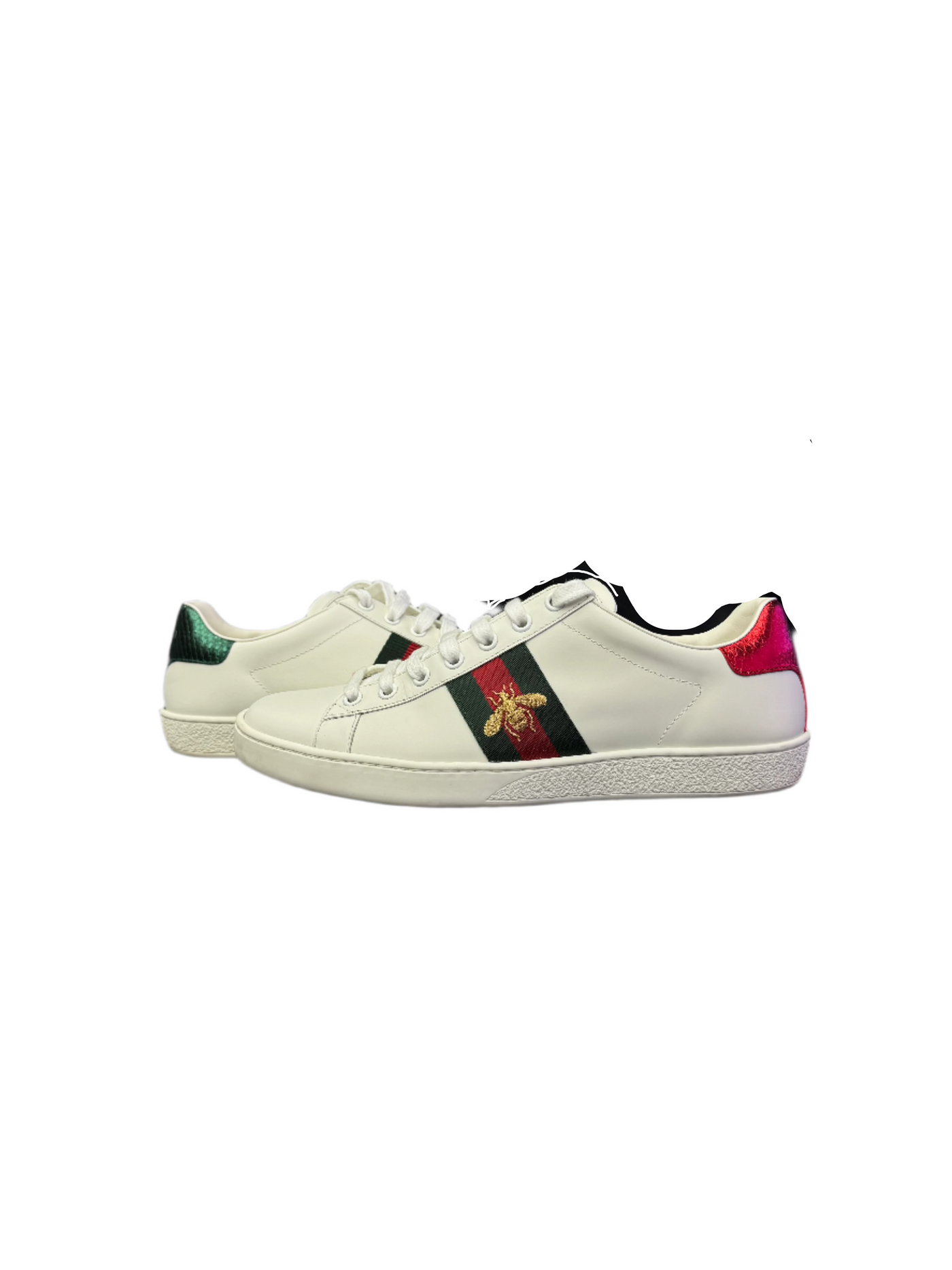 Gucci Ace Sneaker with Web White