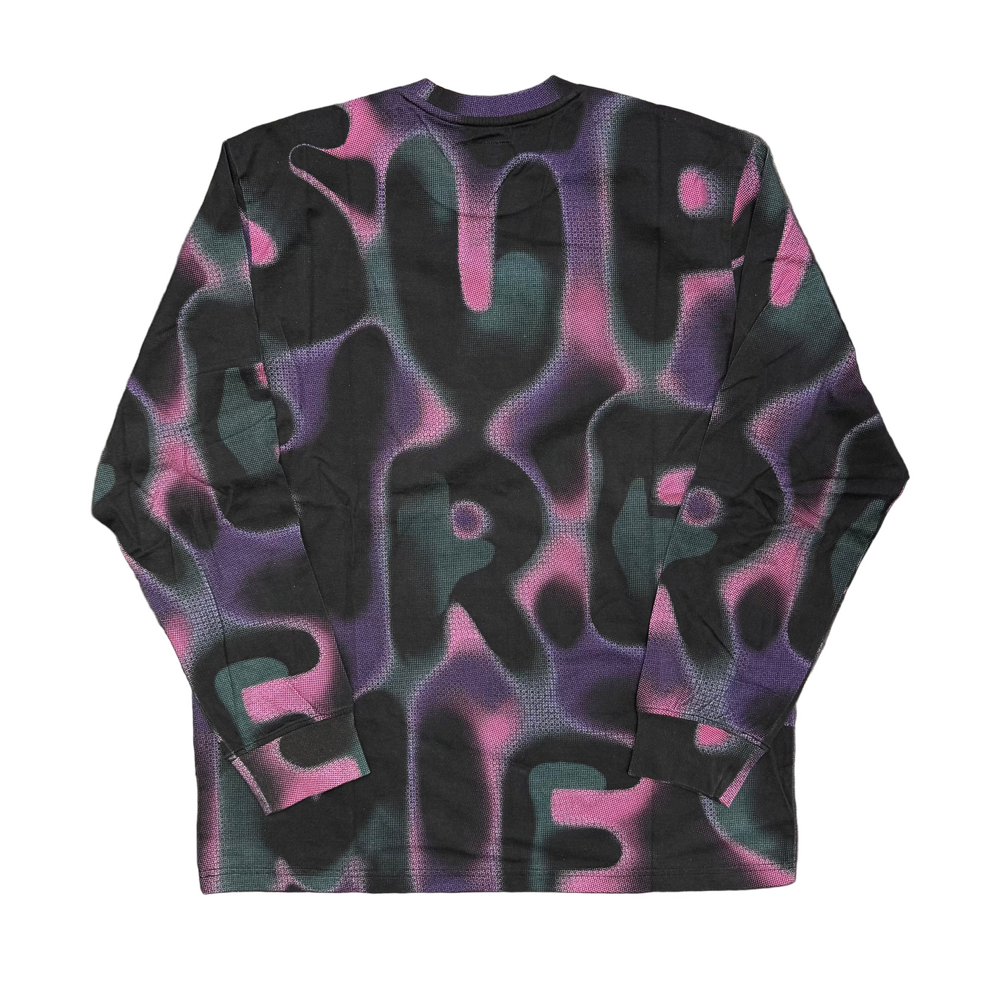 Supreme Half Tone L/S Top Black