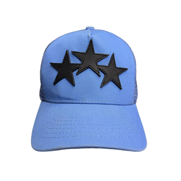 Amiri Three Star Trucker Carolina Blue