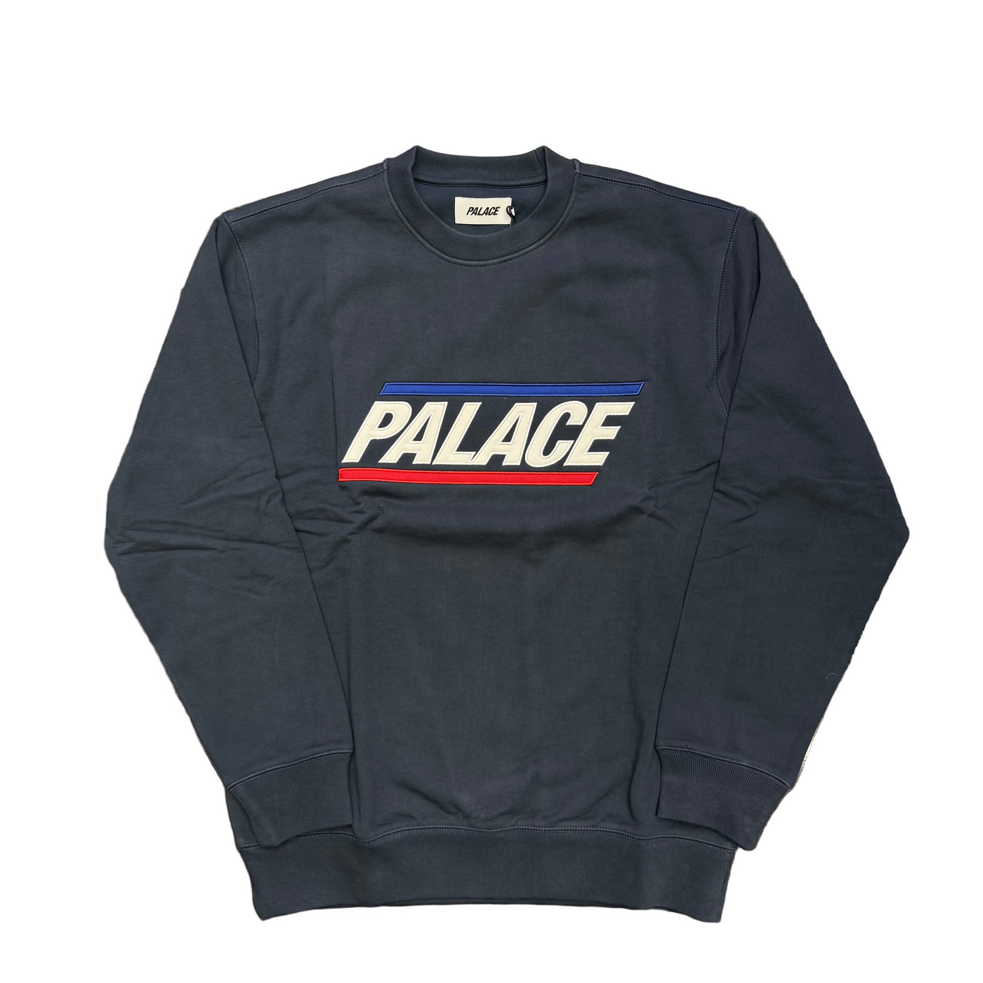 Palace Basically A Crew Sweatshirt Navy