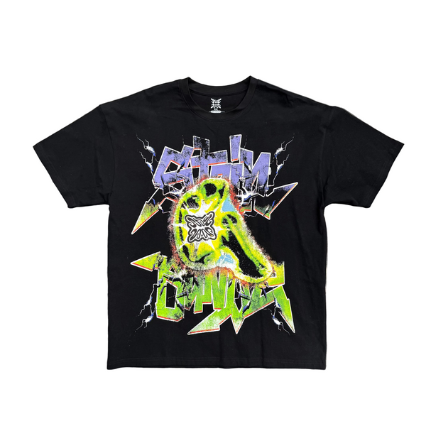 SB Studios Green Dwelled T-Shirt Black