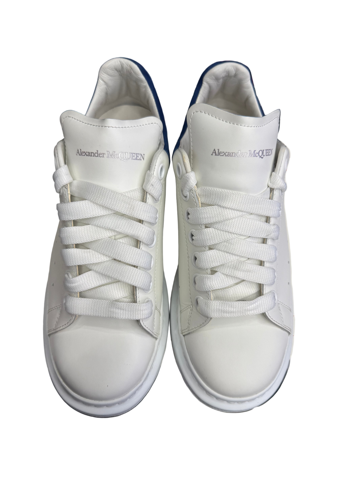 Alexander McQueen Oversized White Paris Blue