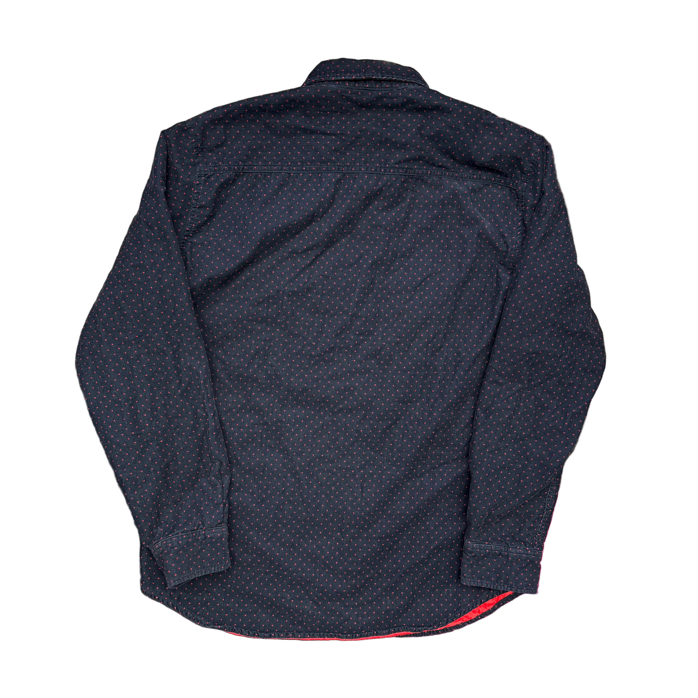 Supreme Corduroy Polka Dot Quilted Shirt Navy