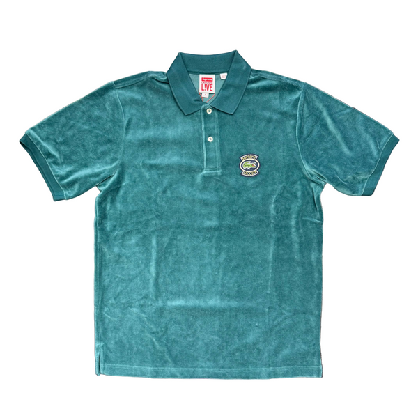 Supreme x Lacoste Velour Polo Teal