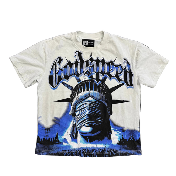 Godspeed Sunken Liberty Tee White