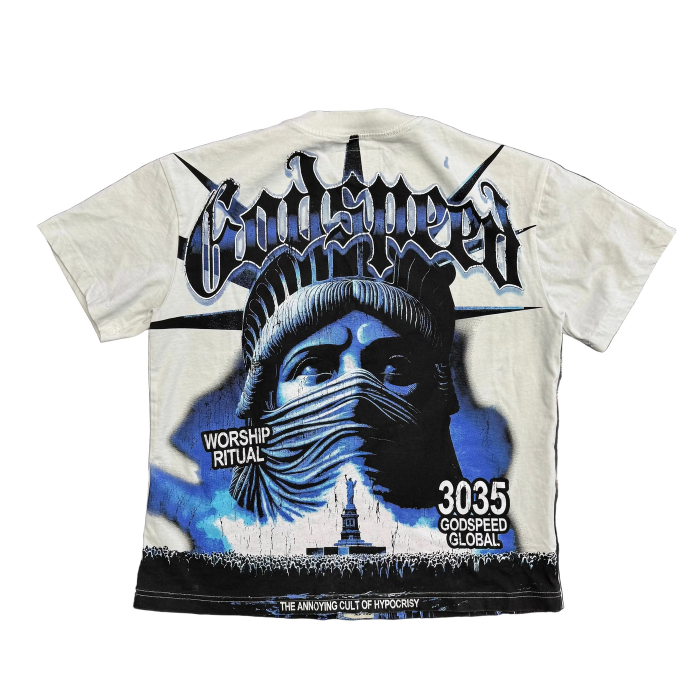 Godspeed Sunken Liberty Tee White
