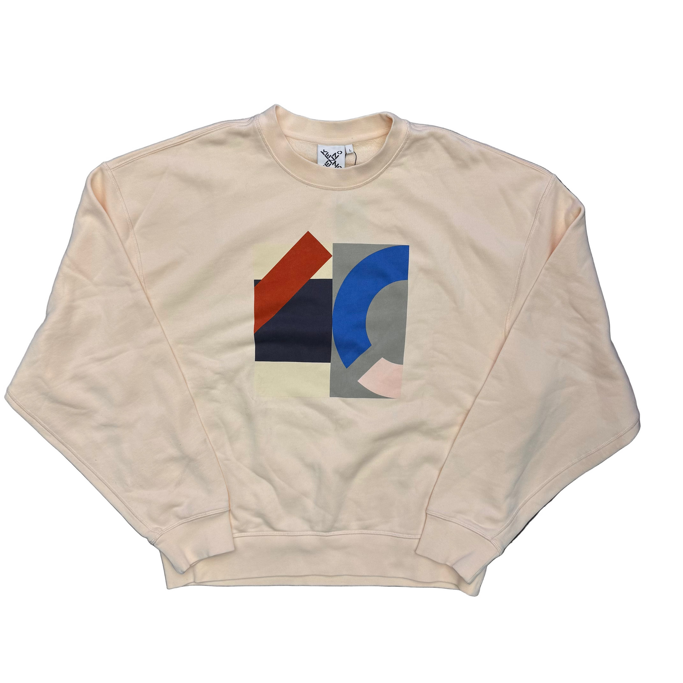 Kenzo Sport Graphic Crewneck Tee Cream