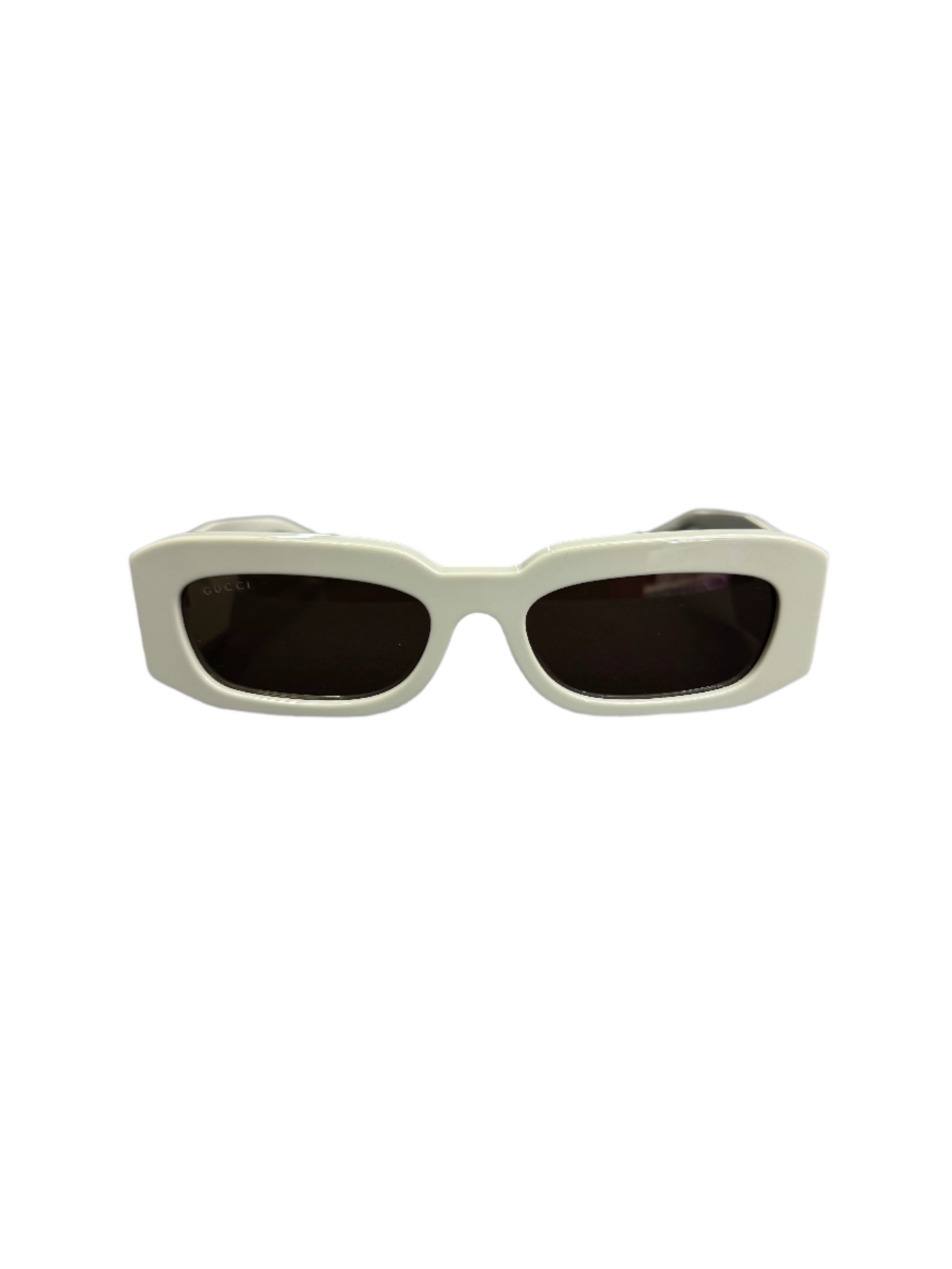 Gucci Rectangle Sunglasses Sage Green