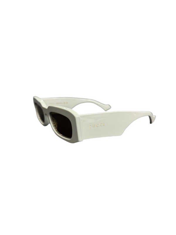 Gucci Rectangle Sunglasses Sage Green