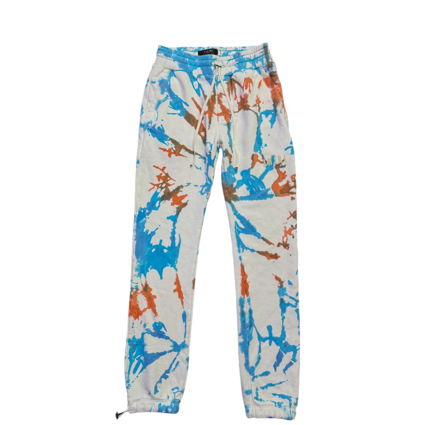 Amiri Core Tie Dye Sweatpants Surf White