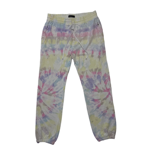 Amiri Core Tie Dye MA Logo Sweatpants Blue