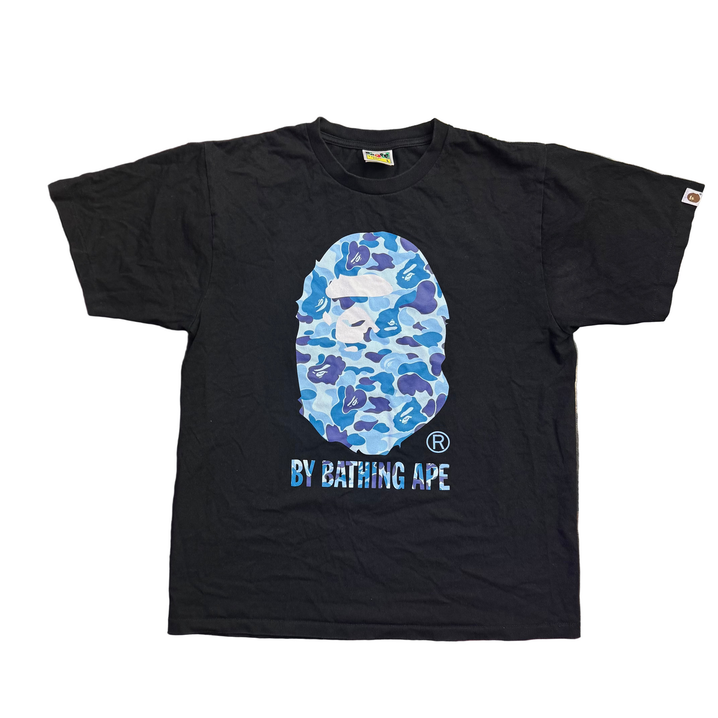 BAPE ABC Camo By Bathing Ape Tee Black Blue