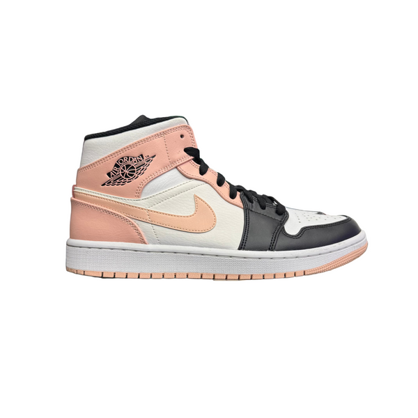 Nike Air Jordan 1 Mid Arctic Orange Black Toe
