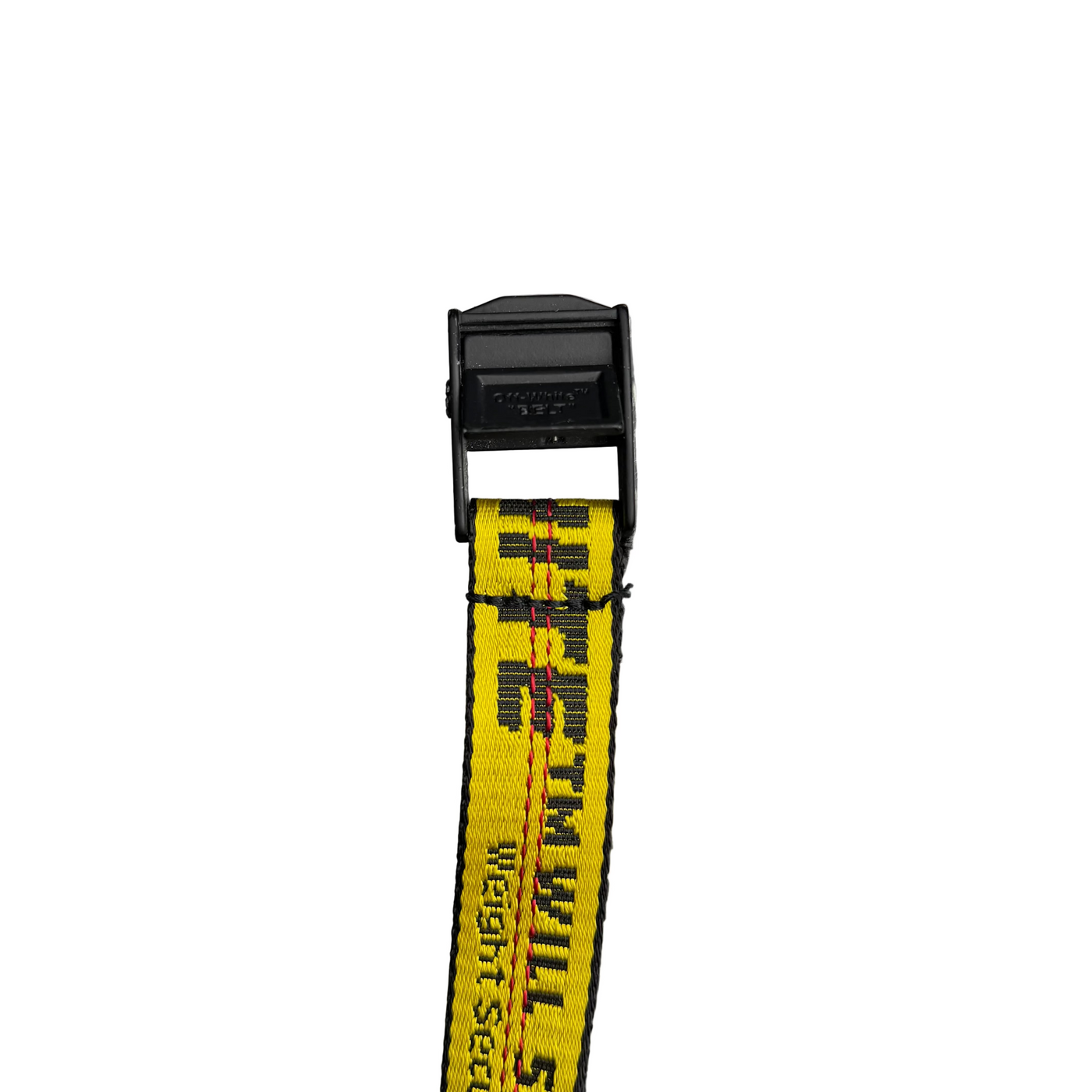 Off-White Industrial Belt Yellow Black