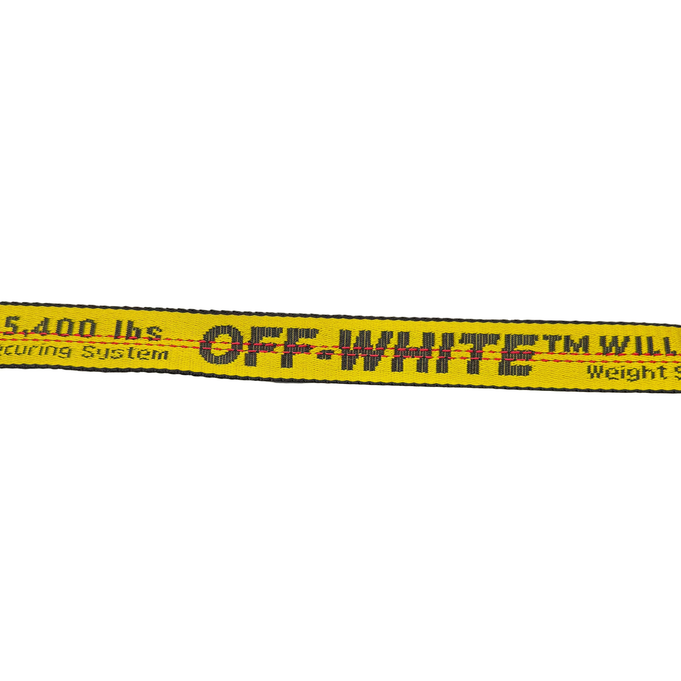 Off-White Industrial Belt Yellow Black