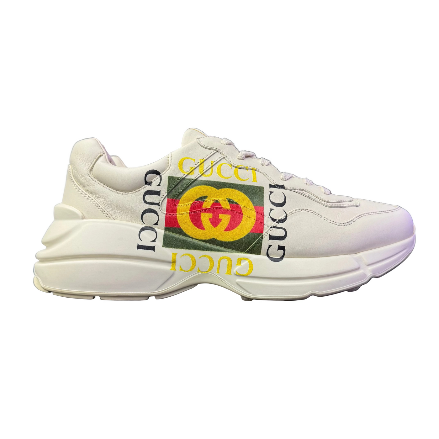 Gucci Rhyton Logo Sneaker Ivory