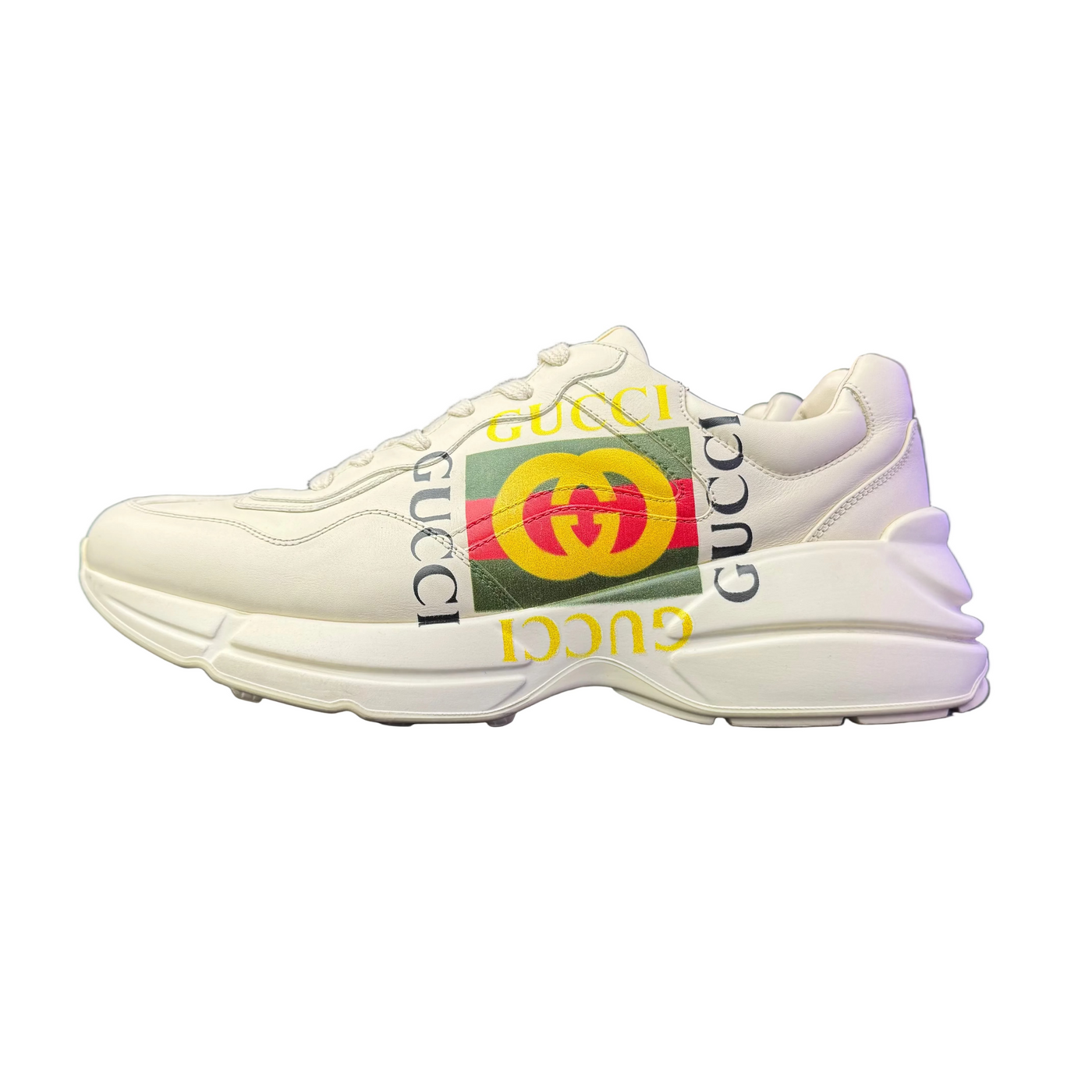 Gucci Rhyton Logo Sneaker Ivory