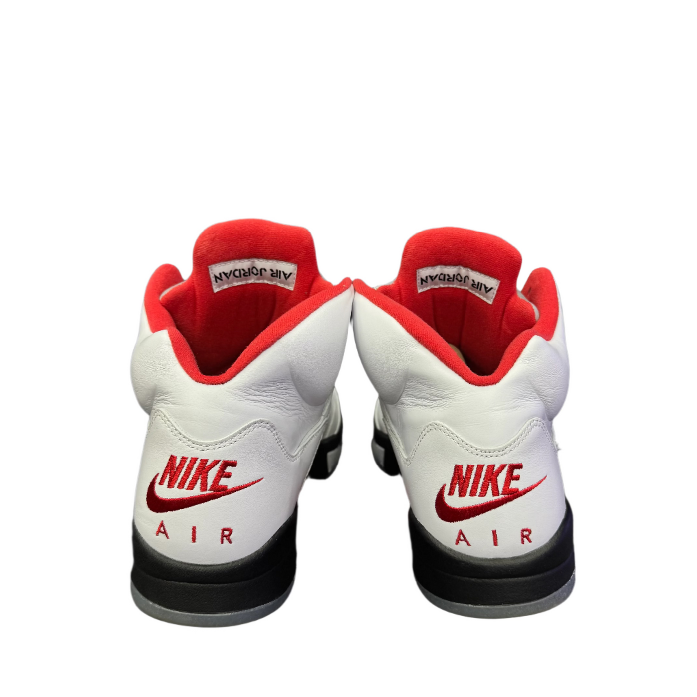 Nike Air Jordan 5 Retro Fire Red Silver Tongue