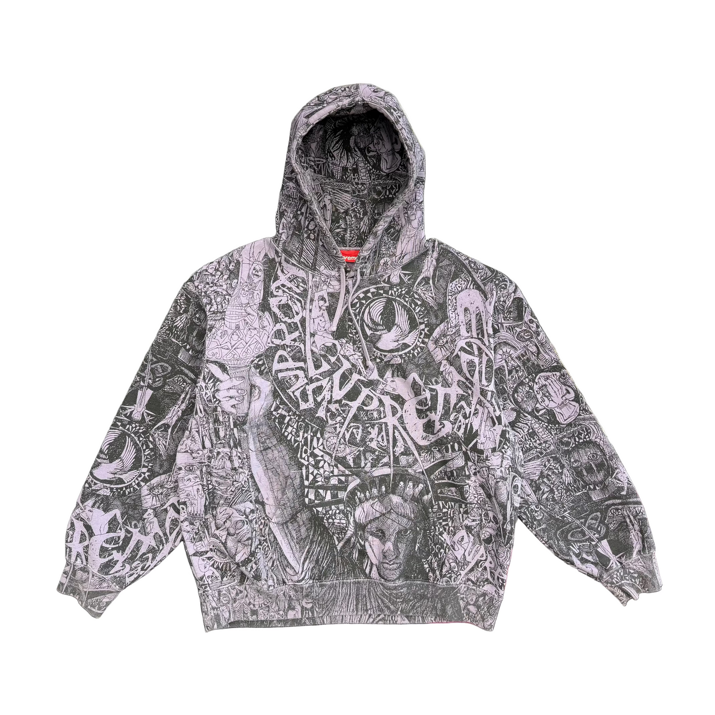 Supreme Liberty Hooded Sweatshirt Dusty Purple