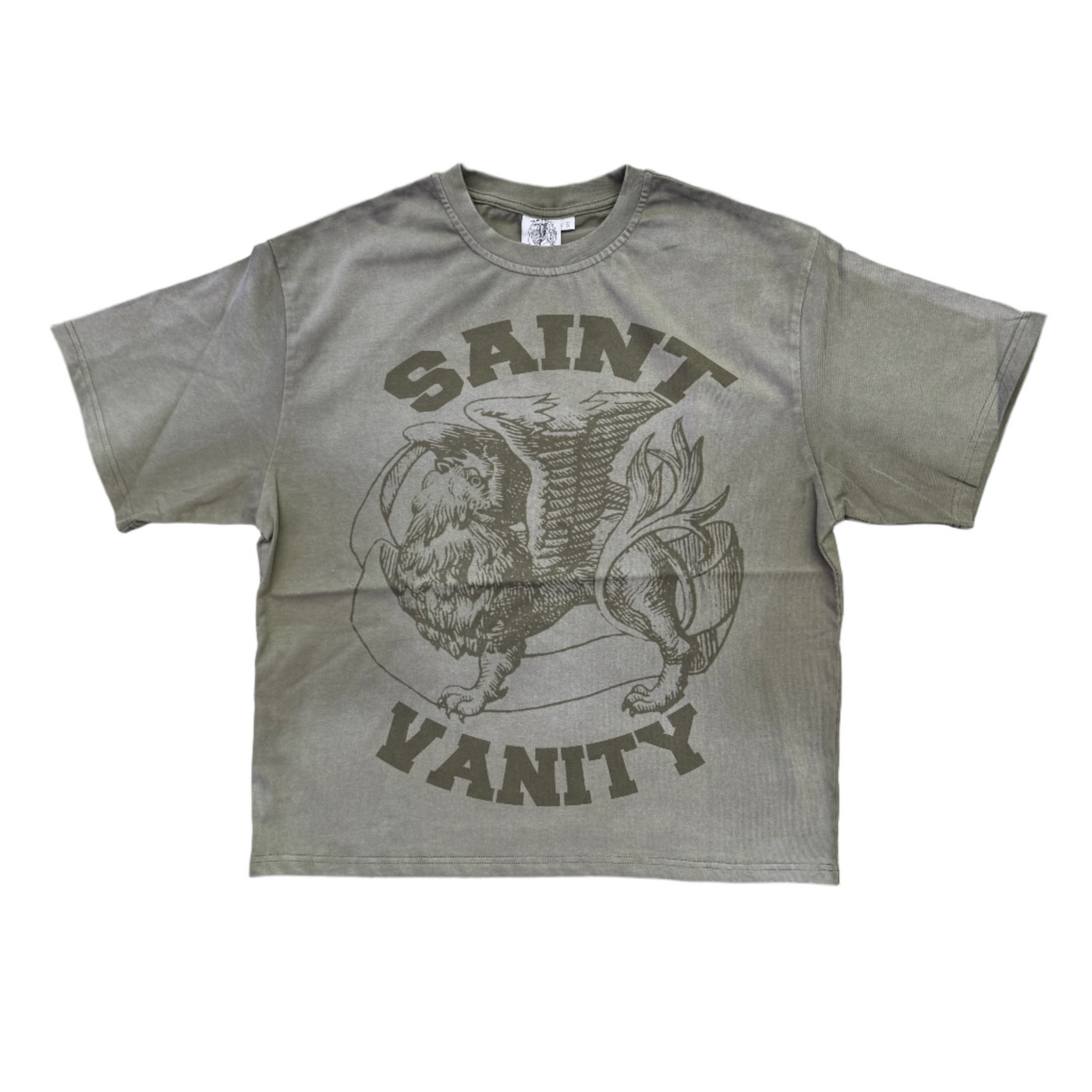 Saint Vanity Griffin Tee Green Dissolve
