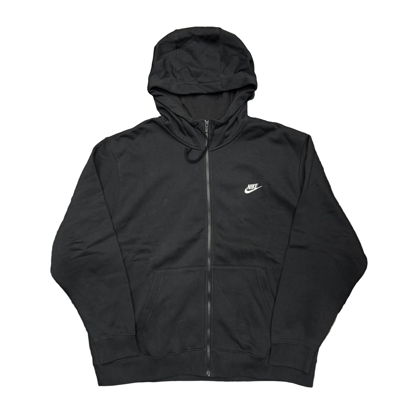 Nike Club Fleece Full-Zip Hoodie Black
