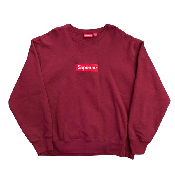 Supreme Box Logo Crewneck Cardinal