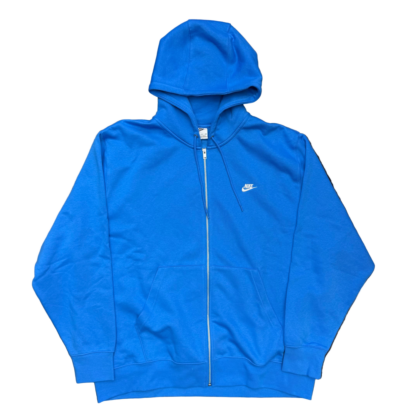 Nike Club Fleece Full-Zip Hoodie Light Photo Blue