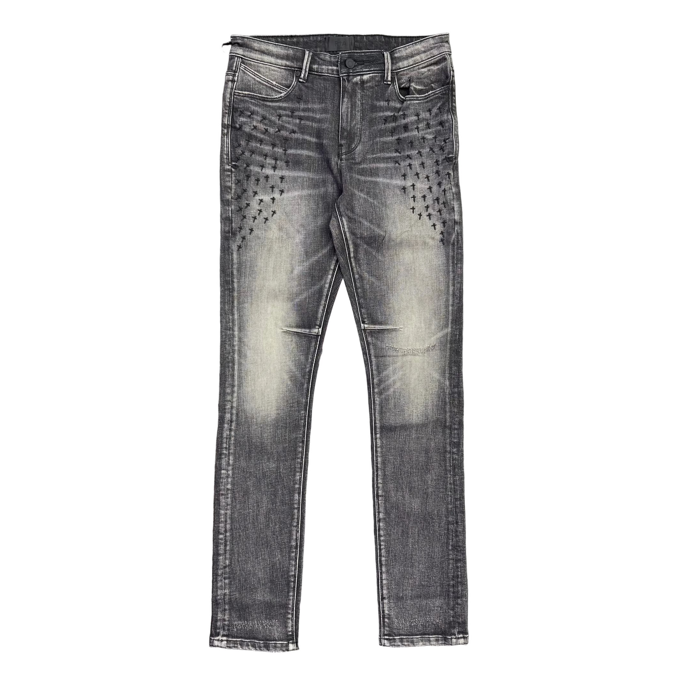 RTA Bryant Cross Jeans Ash Storm