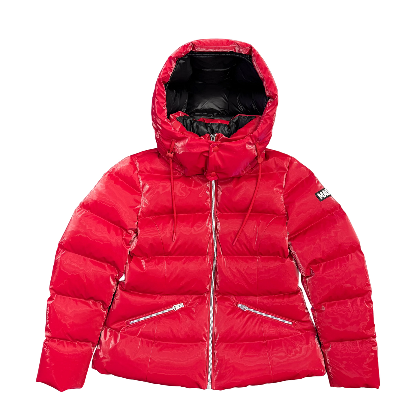 WMNS Mackage Madalyn-Glo High Gloss Down Jacket Red