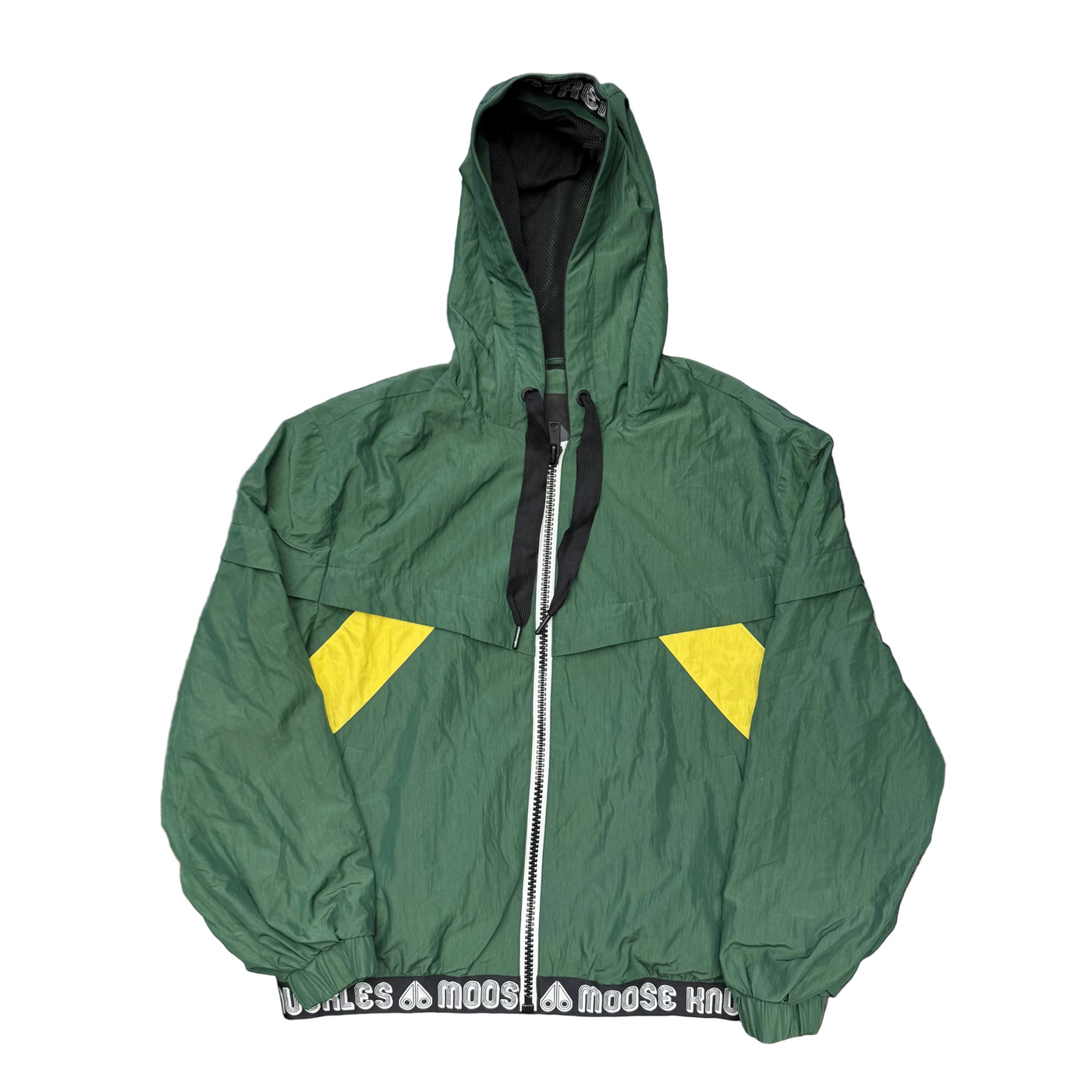 WMNS Moose Knuckles Windbreaker Green Yellow