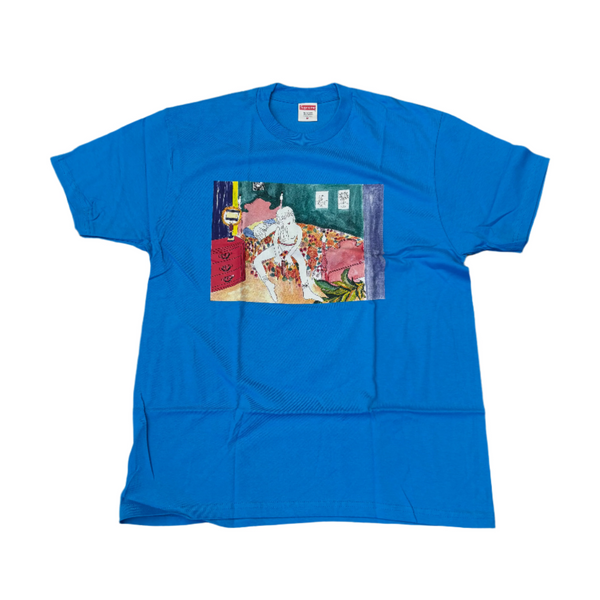 Supreme Bedroom Tee Bright Blue