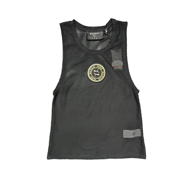 Puma x Balmain Mesh Tank Top Black