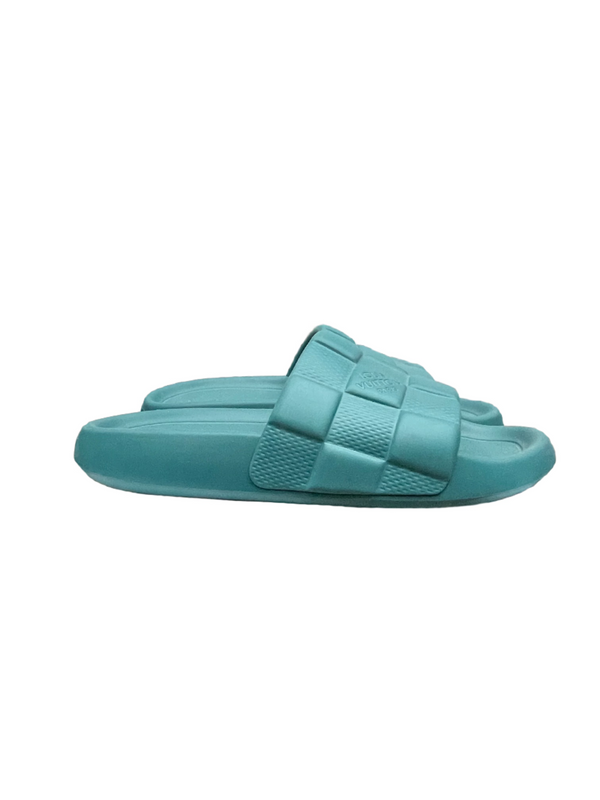 LV Waterfront Mule Slides Miami Blue